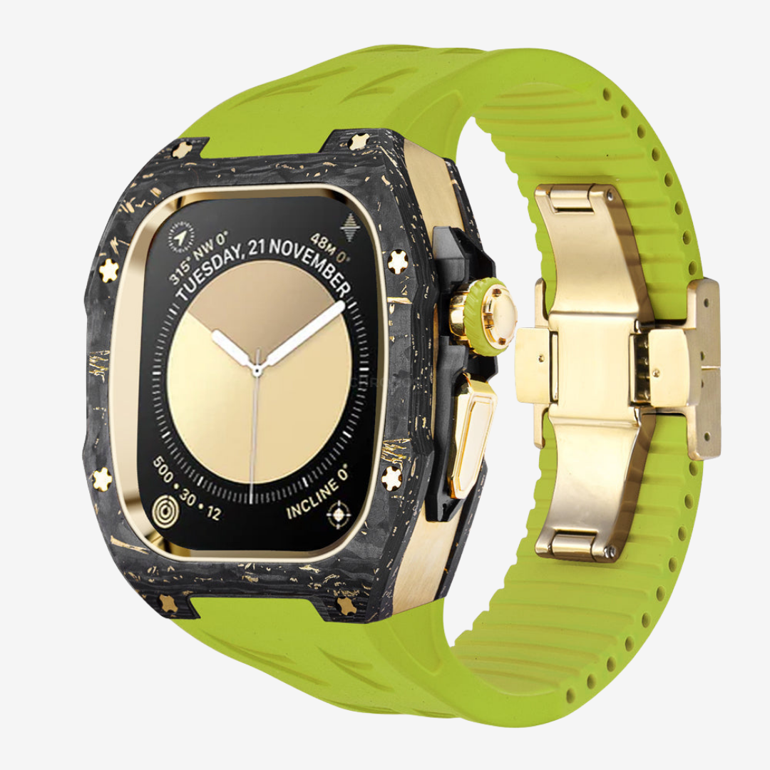 RM7006 Carbon Fiber Case Retrofit Kit For Apple Watch Ultra - Watch Case