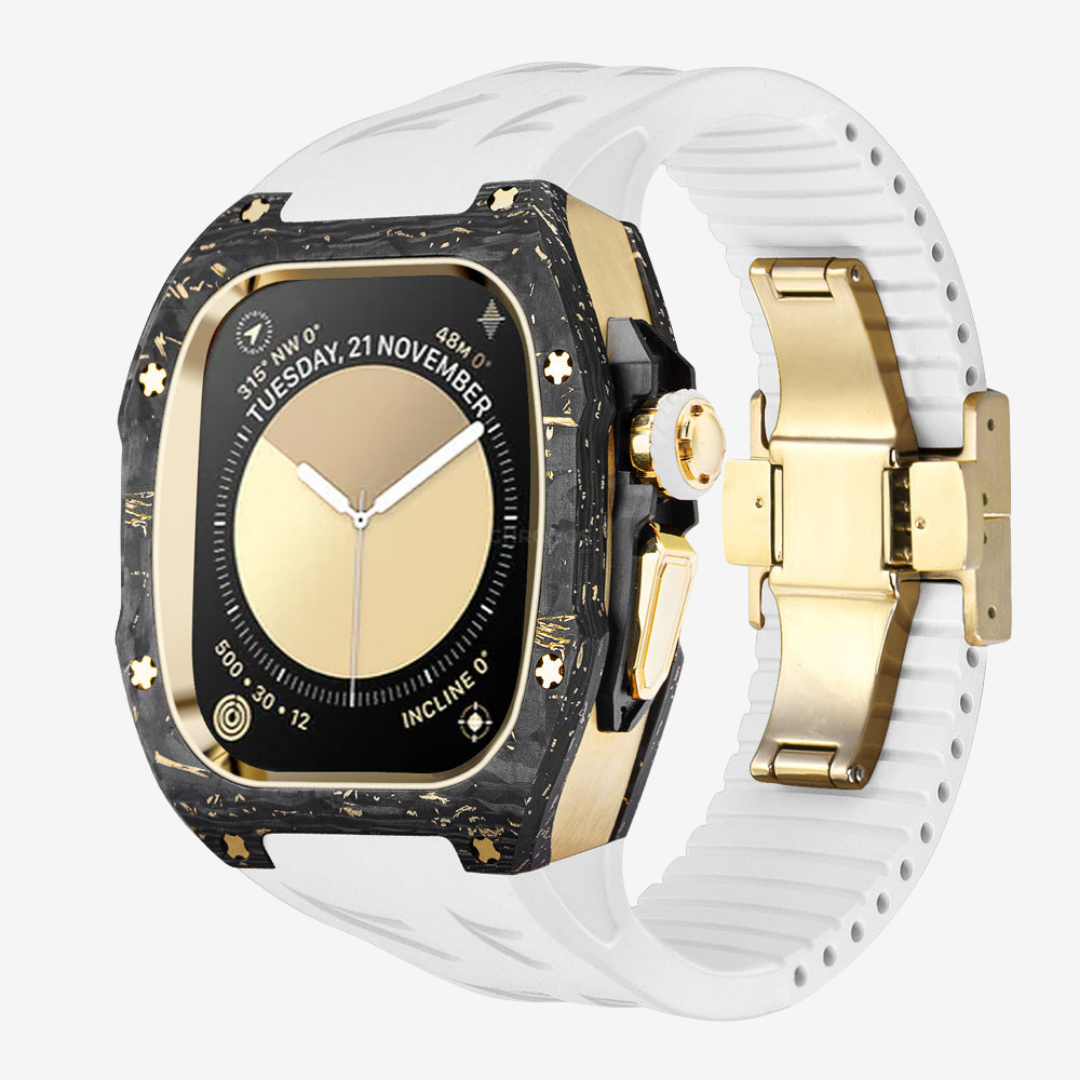 RM7006 Carbon Fiber Case Retrofit Kit For Apple Watch Ultra - Watch Case