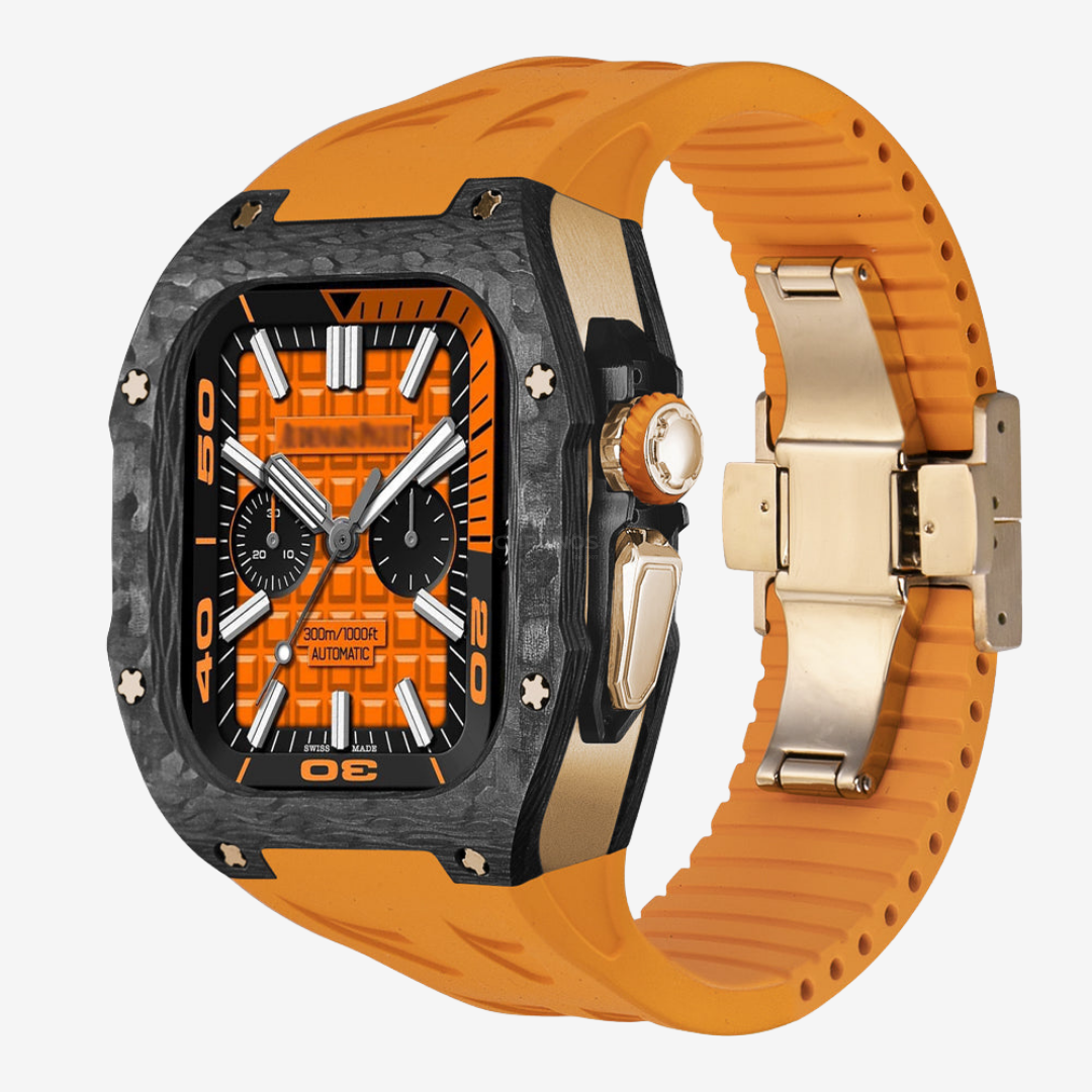 RM7006 Carbon Fiber Case Retrofit Kit For Apple Watch Ultra - Watch Case