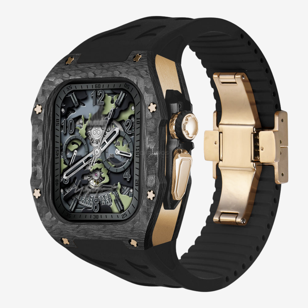 RM7006 Carbon Fiber Case Retrofit Kit For Apple Watch Ultra - Watch Case