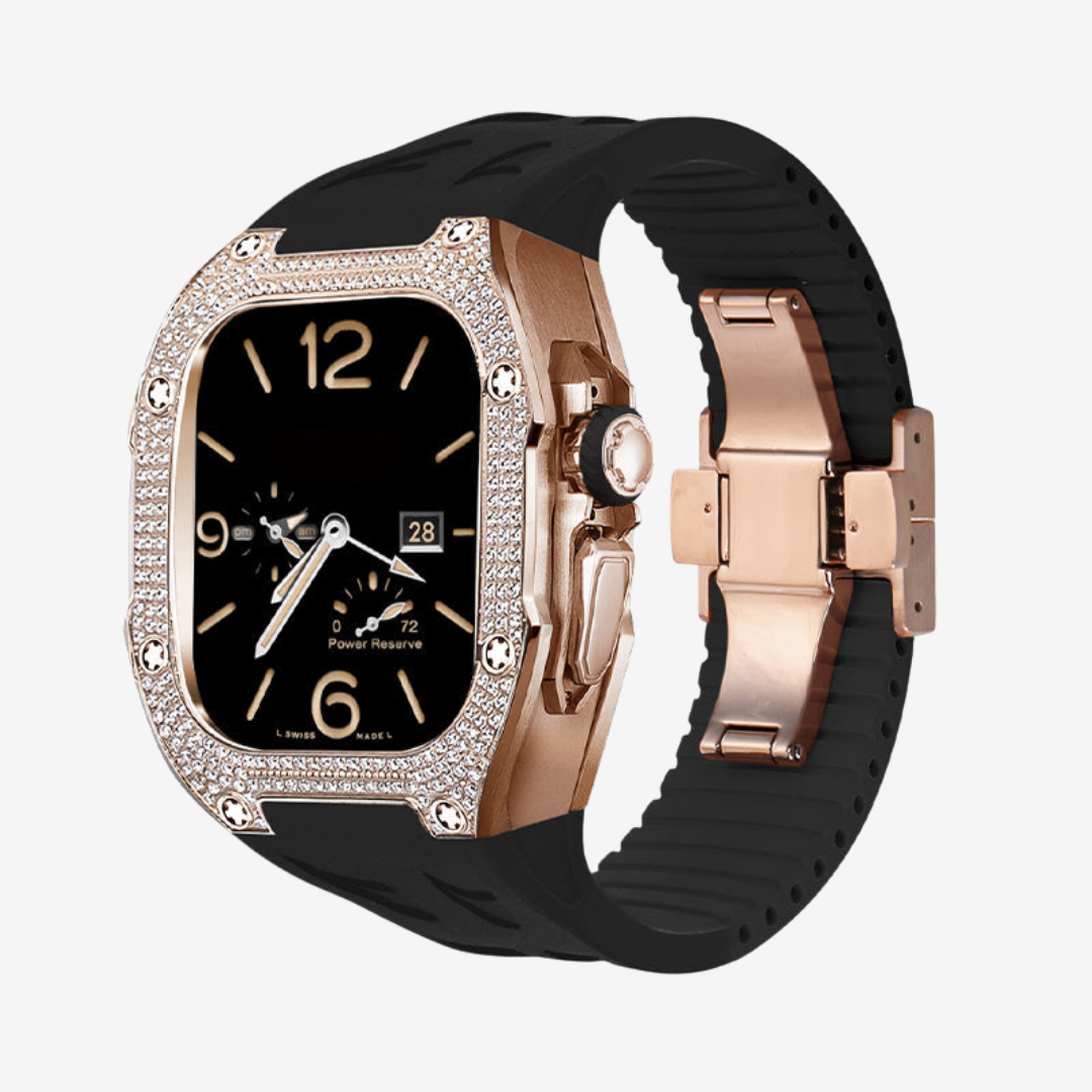 RM7006 Titanium 5A Zircon Case Retrofit Kit For Apple Watch Ultra - Watch Case