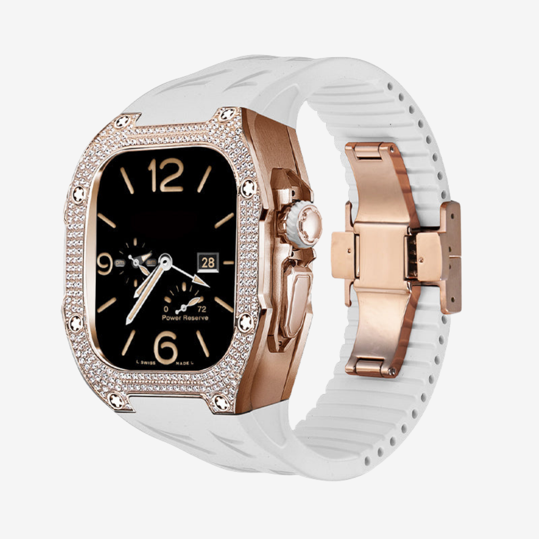 RM7006 Titanium 5A Zircon Case Retrofit Kit For Apple Watch Ultra - Watch Case