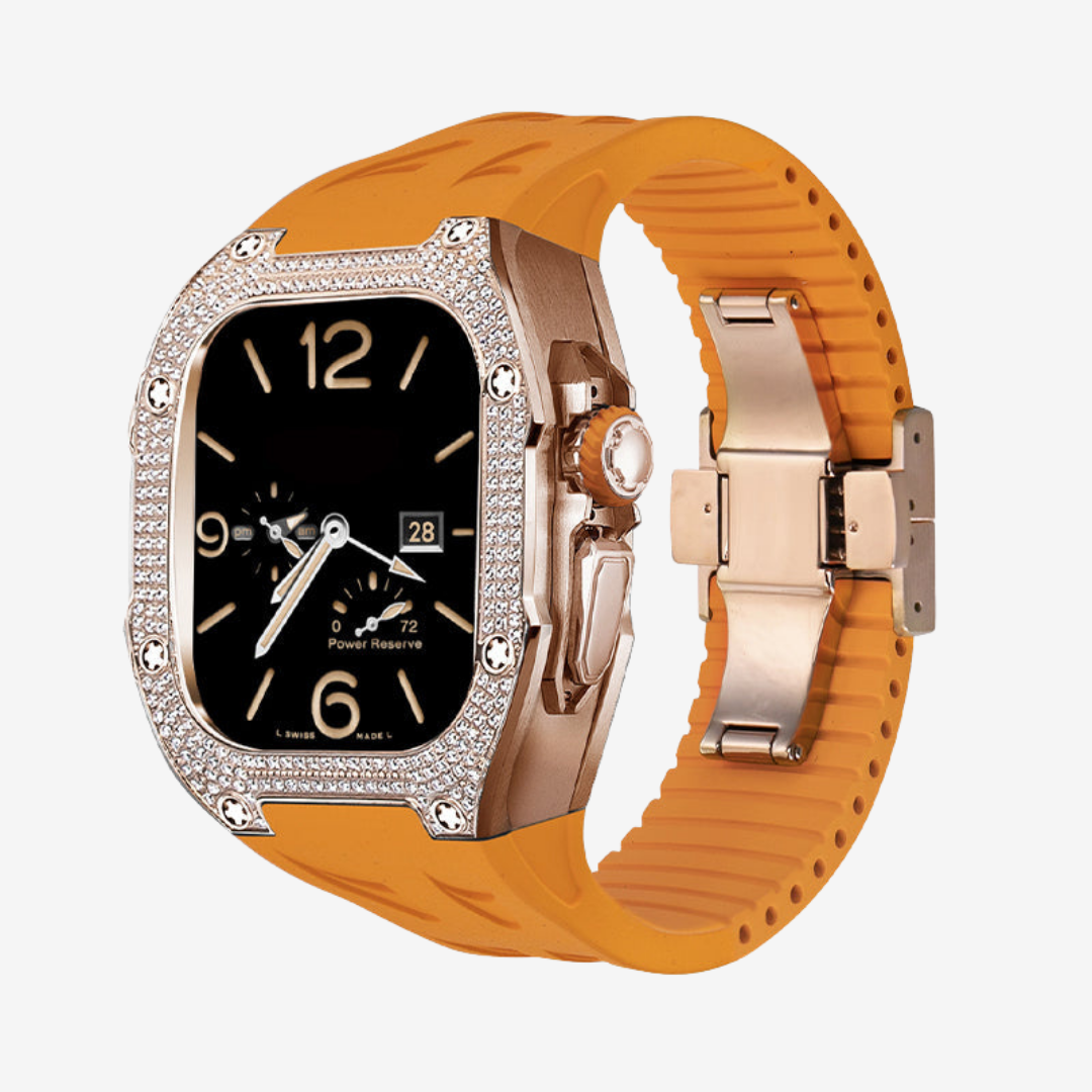 RM7006 Titanium 5A Zircon Case Retrofit Kit For Apple Watch Ultra - Watch Case