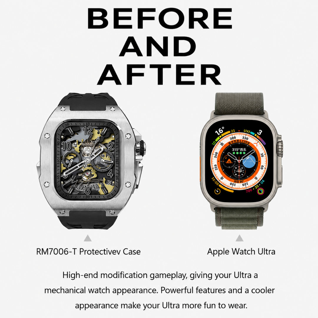 RM7006 Titanium Case Retrofit Kit For Apple Watch Ultra - Watch Case