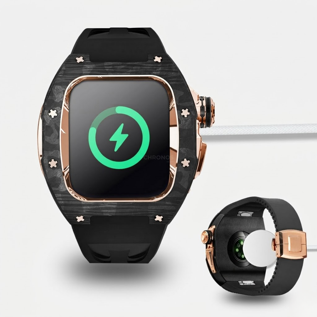 RM7013 Carbon Fiber Case Retrofit Kit For Apple Watch - Watch Case