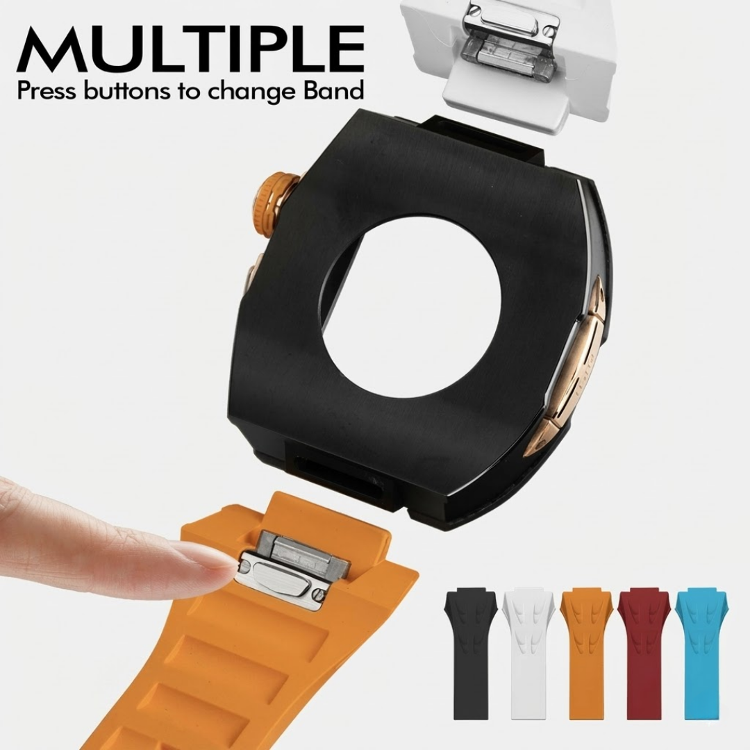 RM7013 Carbon Fiber Case Retrofit Kit For Apple Watch - Watch Case