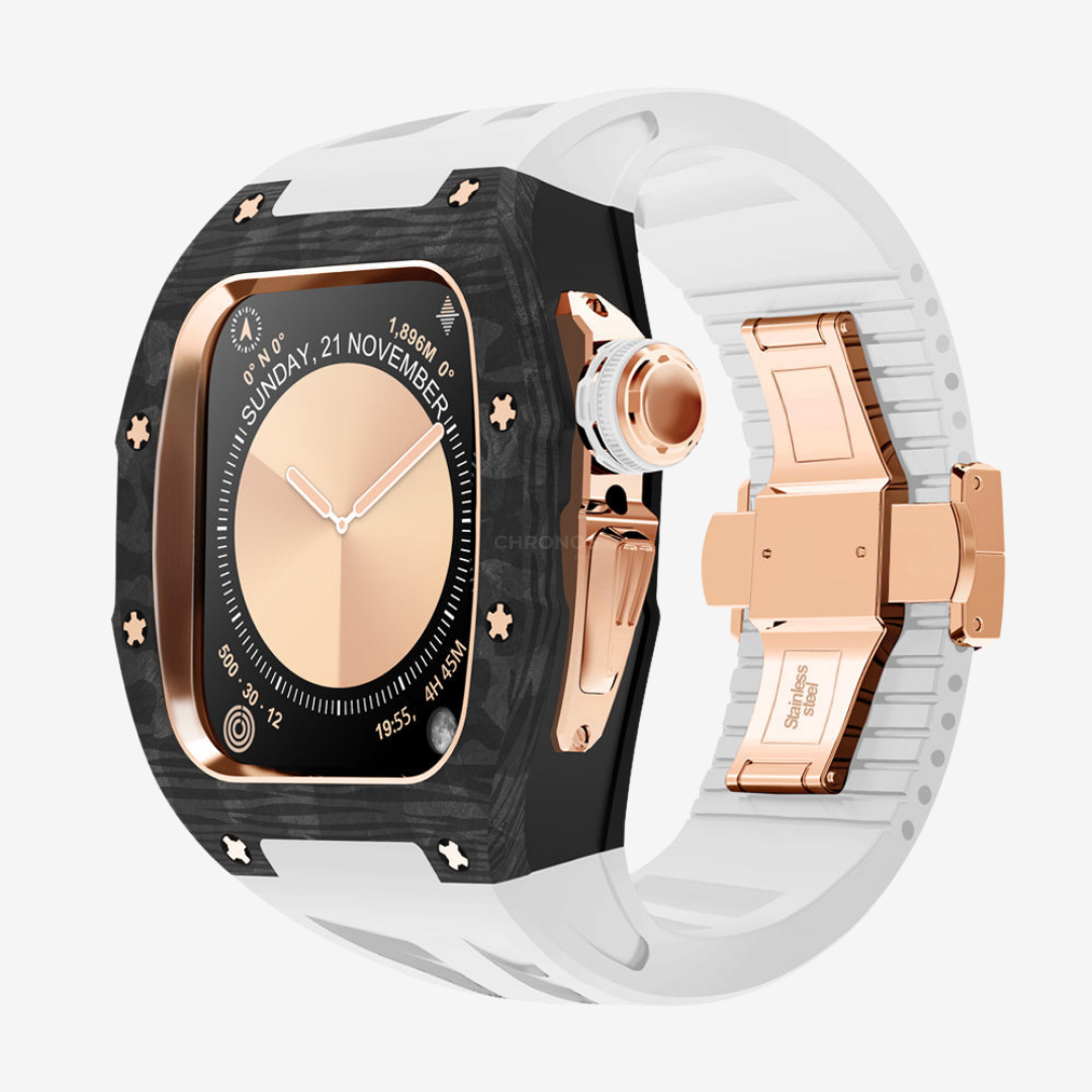 RM7013 Carbon Fiber Case Retrofit Kit For Apple Watch - Watch Case