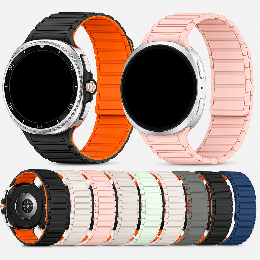 Silicone Magnetic Band For Samsung Galaxy Watch - Watch Band