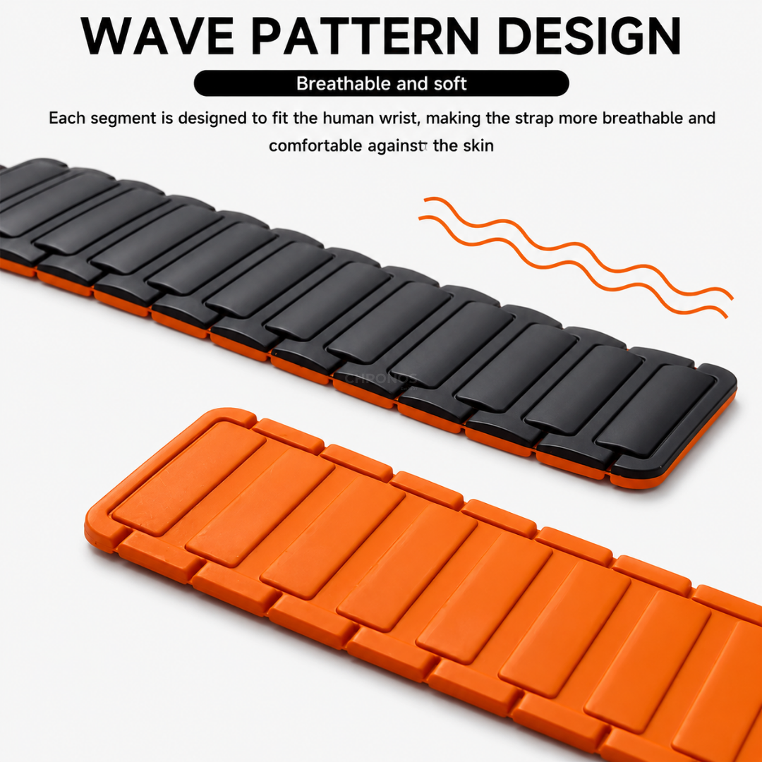 Silicone Magnetic Band For Samsung Galaxy Watch - Watch Band