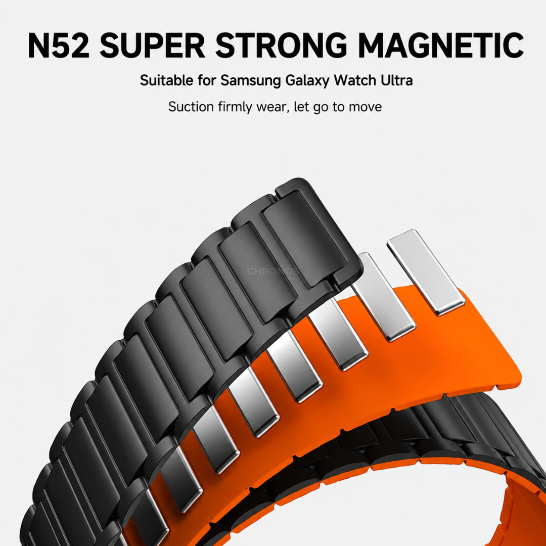Silicone Magnetic Band For Samsung Galaxy Watch - Watch Band