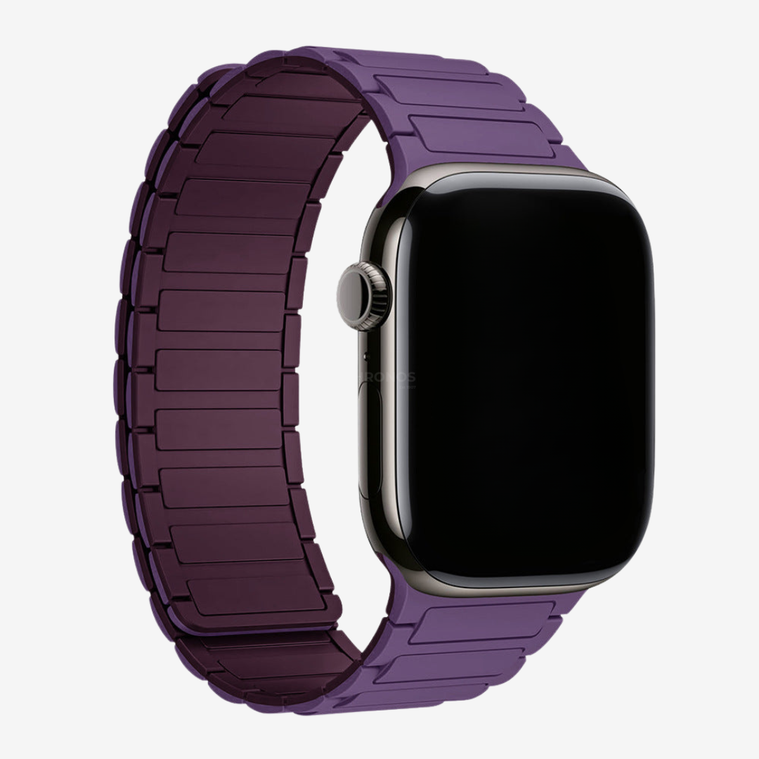 Silicone Magnetic Loop Band For Apple Watch - New-Plum / 40mm/41mm/42mm - Watch Band