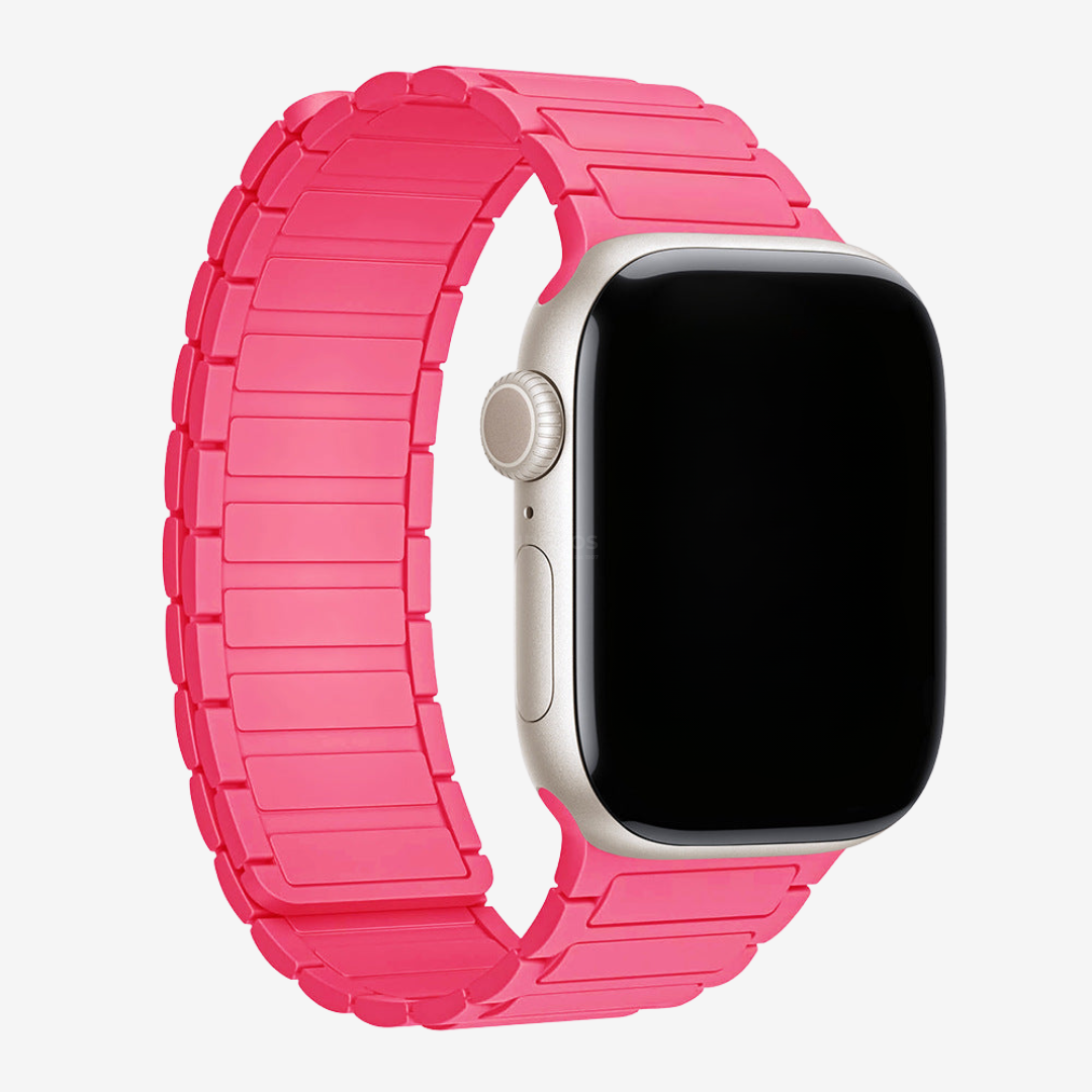 Silicone Magnetic Loop Band For Apple Watch - Peony / 40mm/41mm/42mm - Watch Band