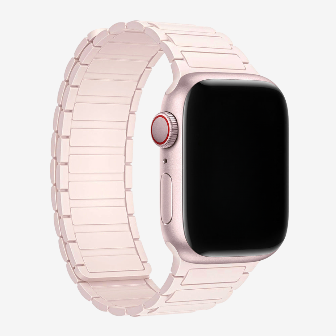 Silicone Magnetic Loop Band For Apple Watch - Pink / 40mm/41mm/42mm - Watch Band