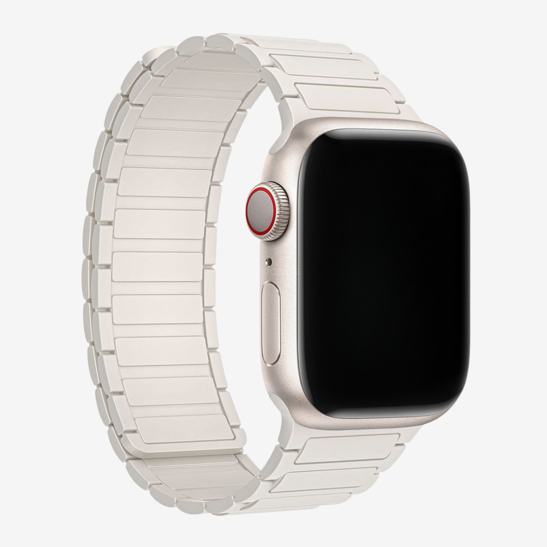 Silicone Magnetic Loop Band For Apple Watch - Starlight / 40mm/41mm/42mm - Watch Band