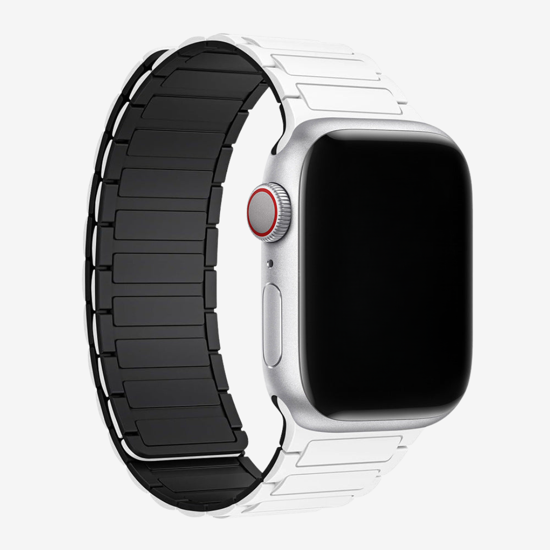 Silicone Magnetic Loop Band For Apple Watch - White / 40mm/41mm/42mm - Watch Band
