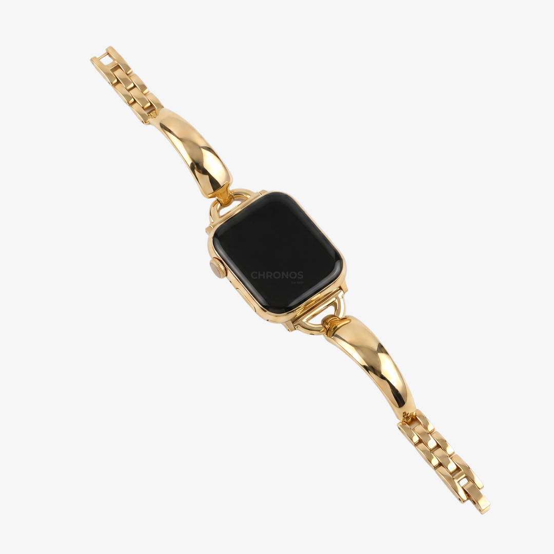 Simple Metal Bracelet For Apple Watch - Gold / 44mm/45mm/46mm/49mm - Watch Band
