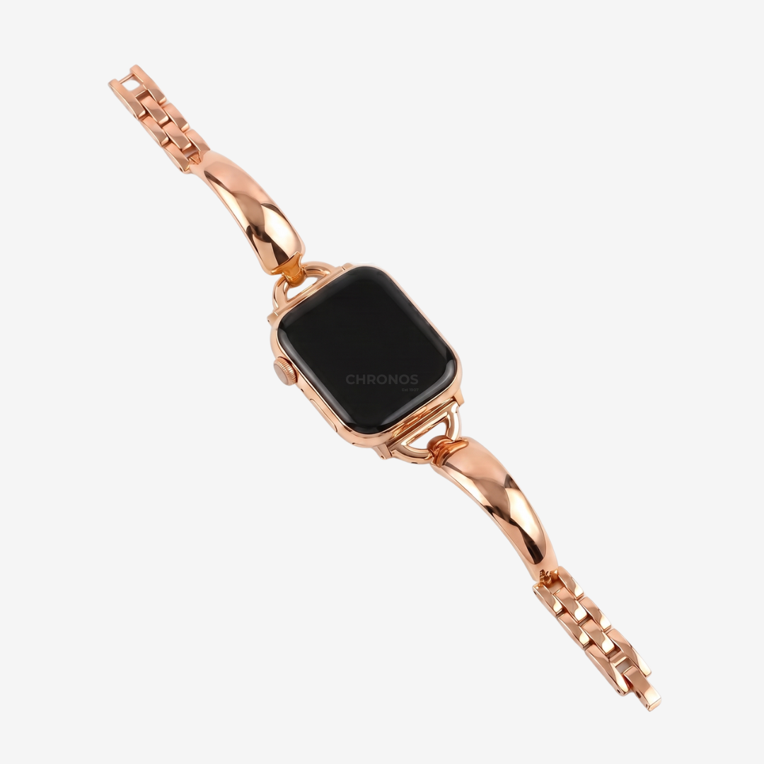 Simple Metal Bracelet For Apple Watch - Rose Gold / 44mm/45mm/46mm/49mm - Watch Band