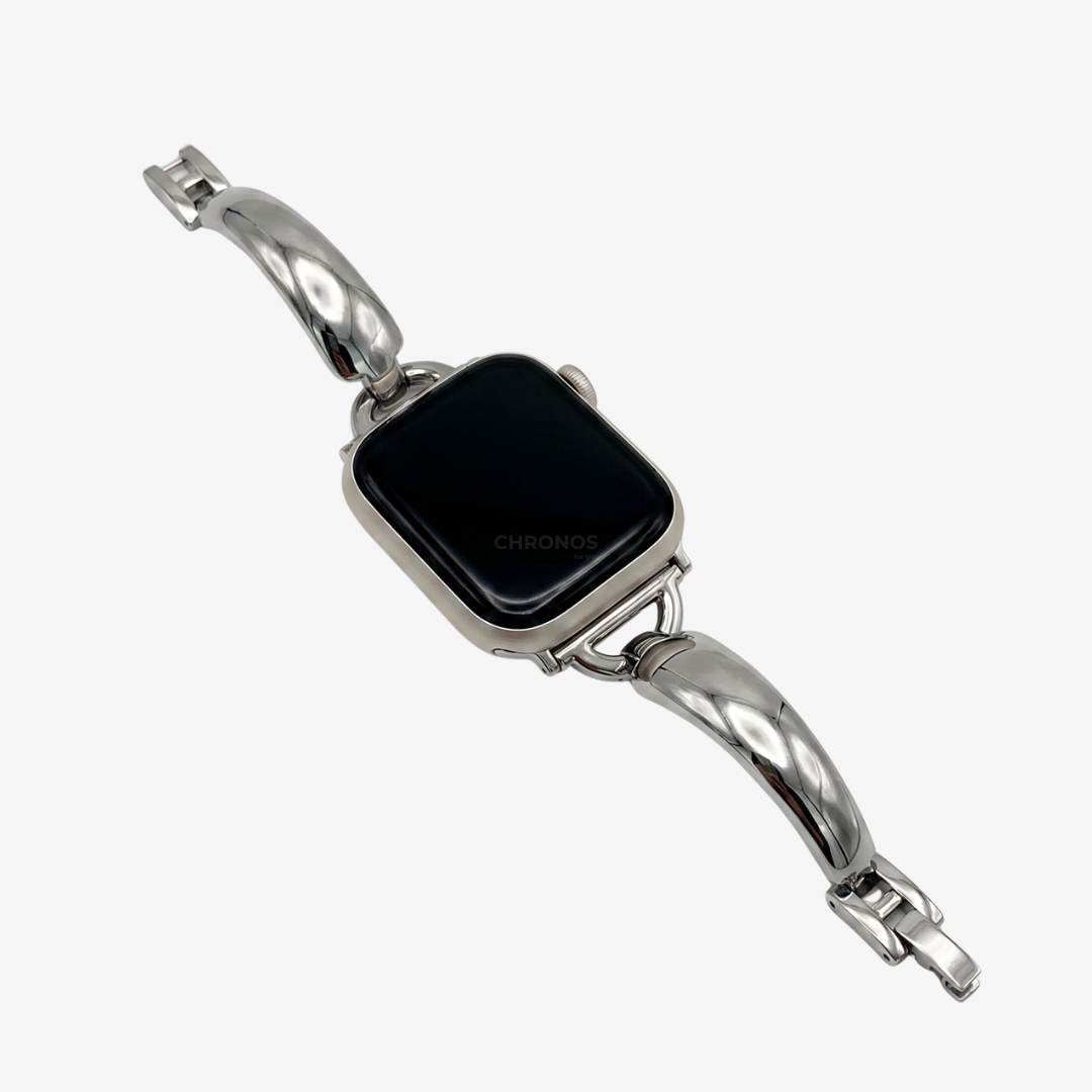 Simple Metal Bracelet For Apple Watch - Silver / 44mm/45mm/46mm/49mm - Watch Band