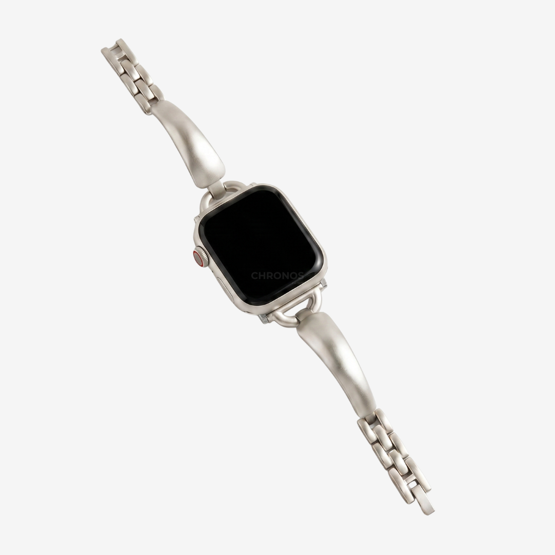 Simple Metal Bracelet For Apple Watch - Starlight / 44mm/45mm/46mm/49mm - Watch Band
