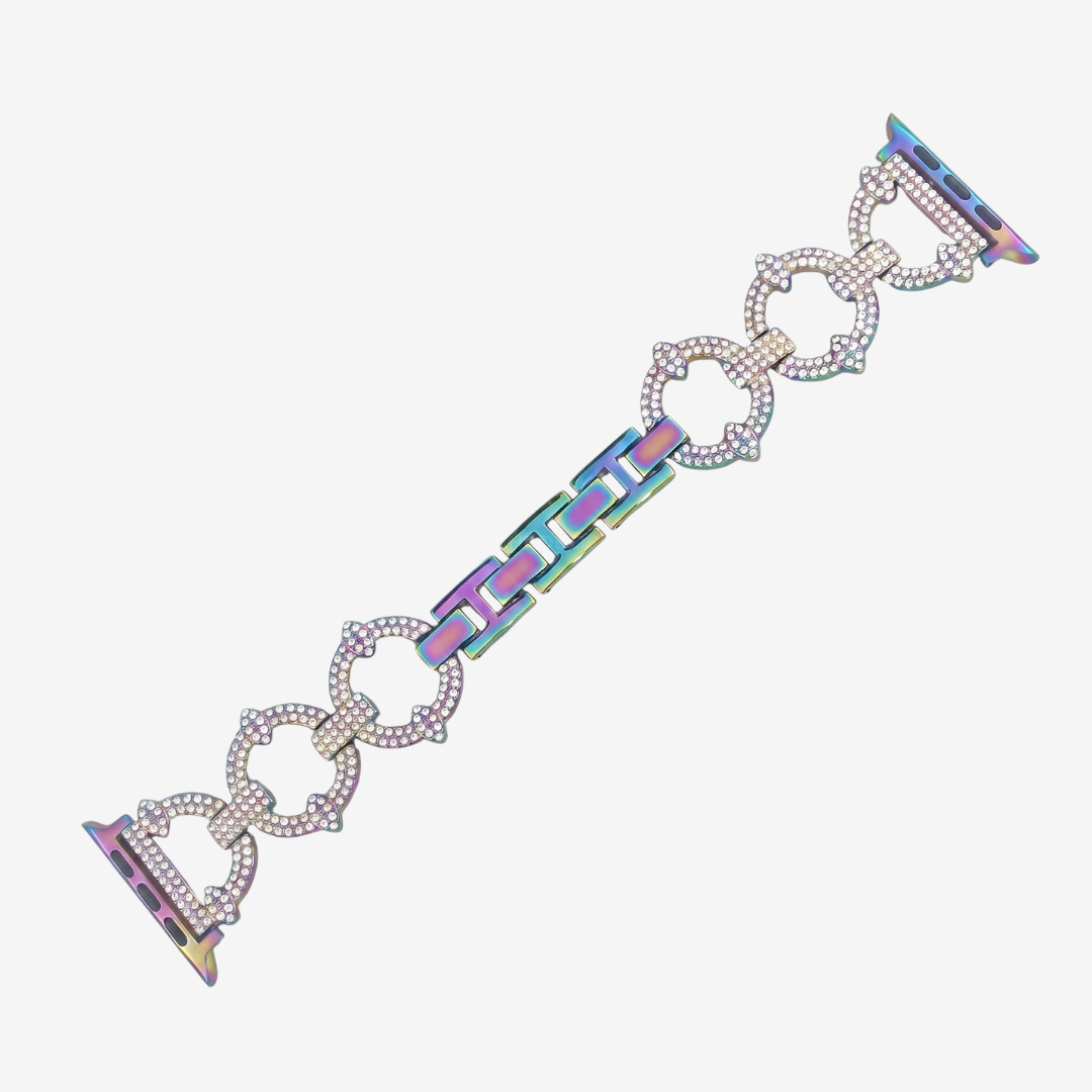 Sparkling Link Bracelet For Apple Watch - Colorful / 44mm/45mm/46mm/49mm - Watch Band