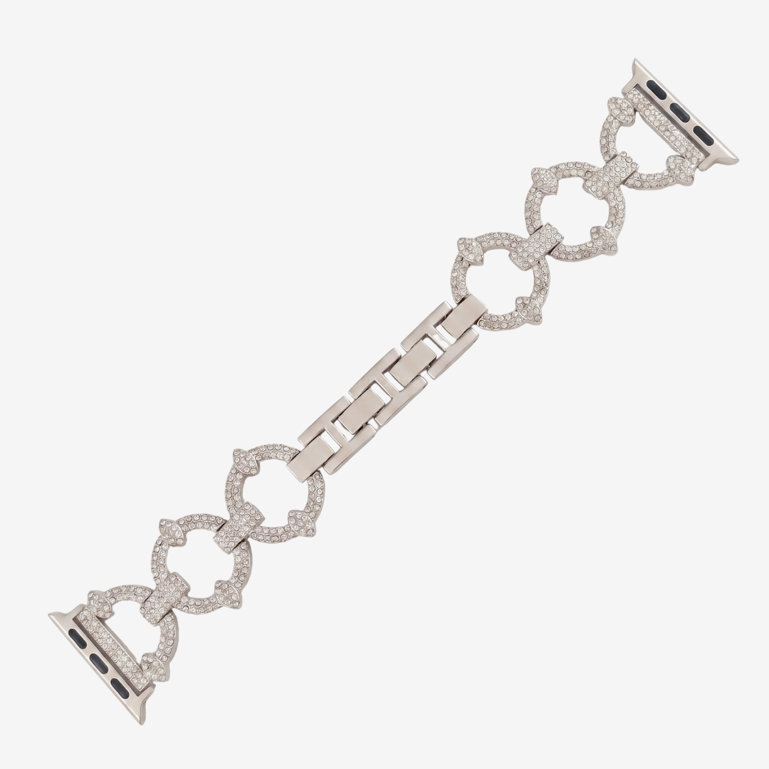 Sparkling Link Bracelet For Apple Watch - Starlight / 44mm/45mm/46mm/49mm - Watch Band