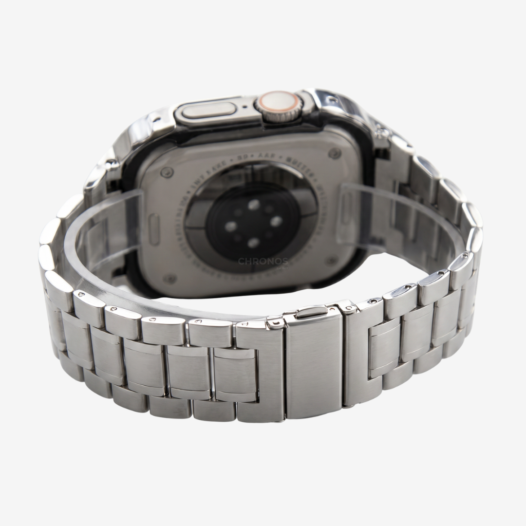Stainless Steel Band With Case For Apple Watch - Watch Case
