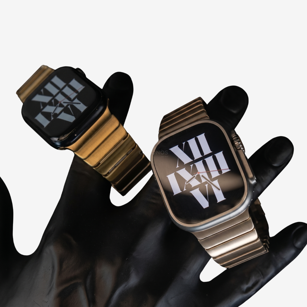 Stainless Steel Butterfly Buckle Band For Apple Watch - Watch Band