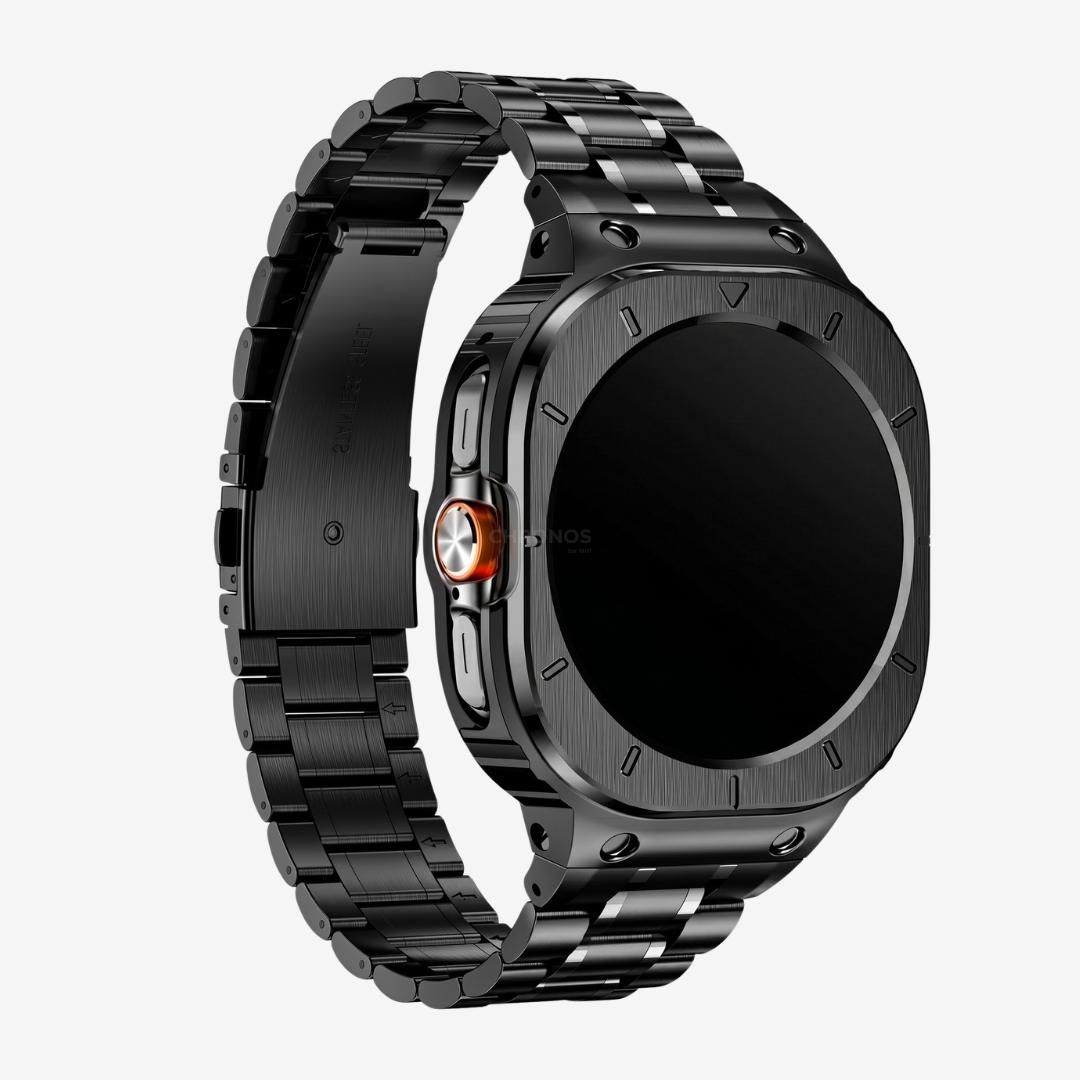 Stainless Steel Retrofit Kit For Samsung Galaxy Watch - Black / Galaxy Watch Ultra 47mm - Watch Case