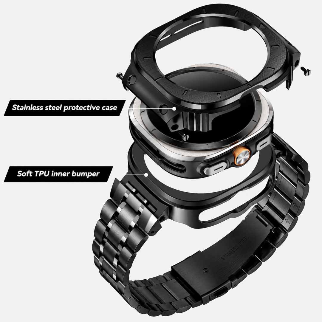 Stainless Steel Retrofit Kit For Samsung Galaxy Watch - Watch Case