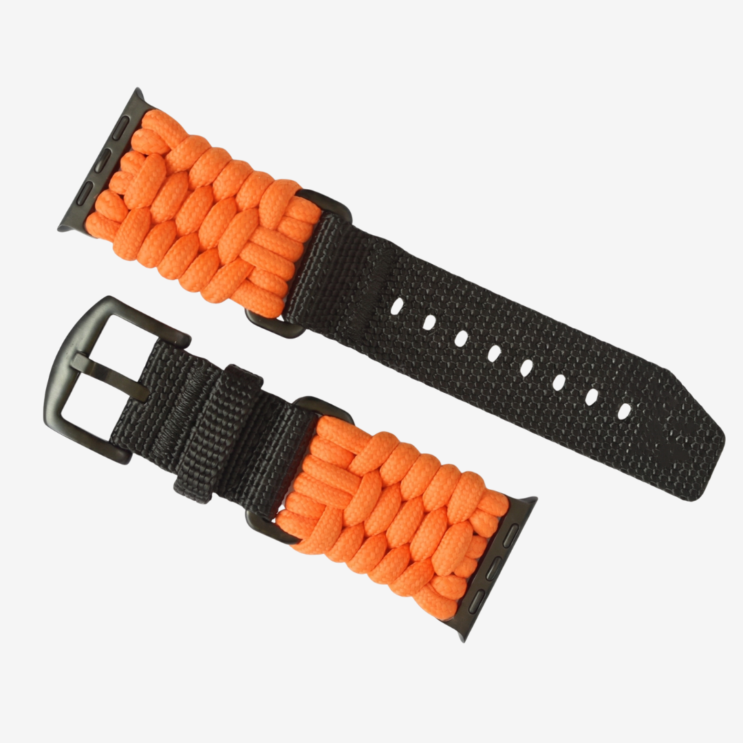 Survival Band For Apple Watch - Orange / 46mm/45mm/44mm - Watch Band