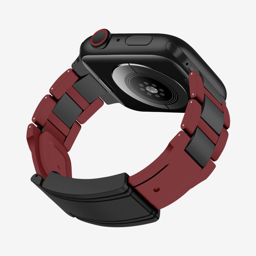 T-Type Band For Apple Watch - Red-Black Buckle / 40mm/41mm/42mm - Watch Band