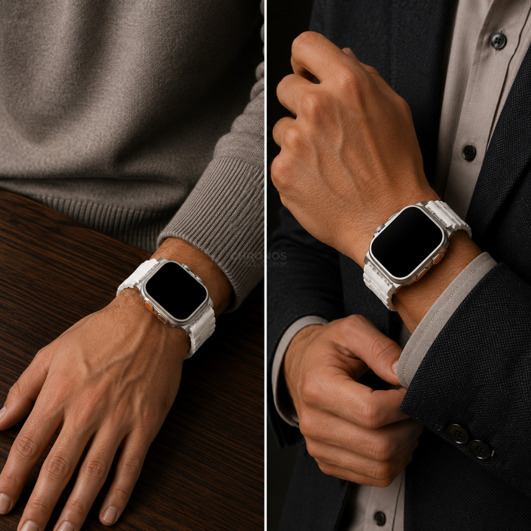 Tactical High Elastic Silicone Band for Apple Watch - Watch Band