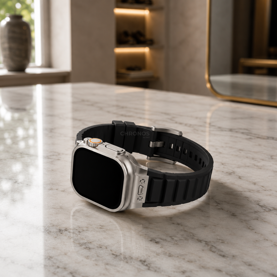 Tactical High Elastic Silicone Band for Apple Watch - Watch Band