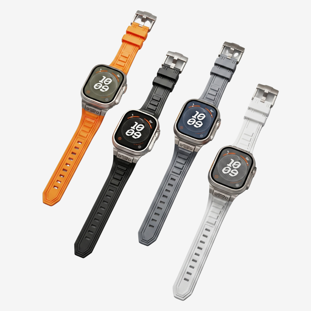 Tactical High Elastic Silicone Band for Apple Watch - Watch Band