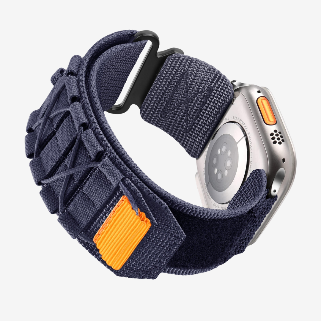Tactical Nylon Band For Apple Watch - Blue / 40mm/41mm/42mm - Watch Band