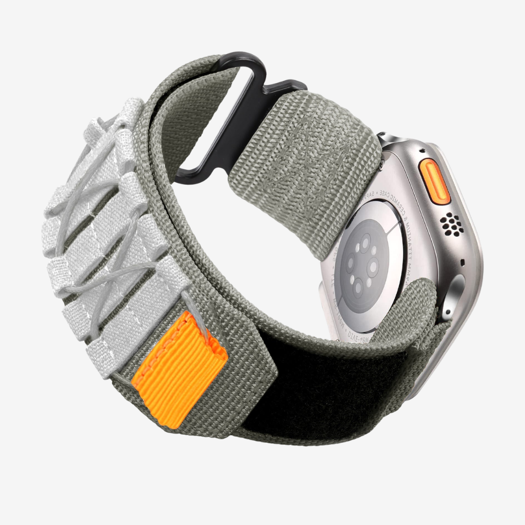 Tactical Nylon Band For Apple Watch - Gray / 40mm/41mm/42mm - Watch Band