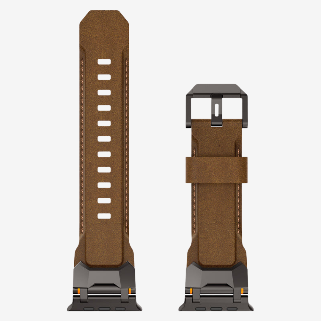 The Airfoil - Brown-Black Adapter / 46mm/45mm/44mm - Watch Band