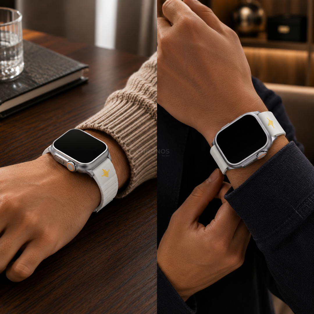 The Shark, Fine Watchmaking Grade FKM Apple Watch Band - Watch Band