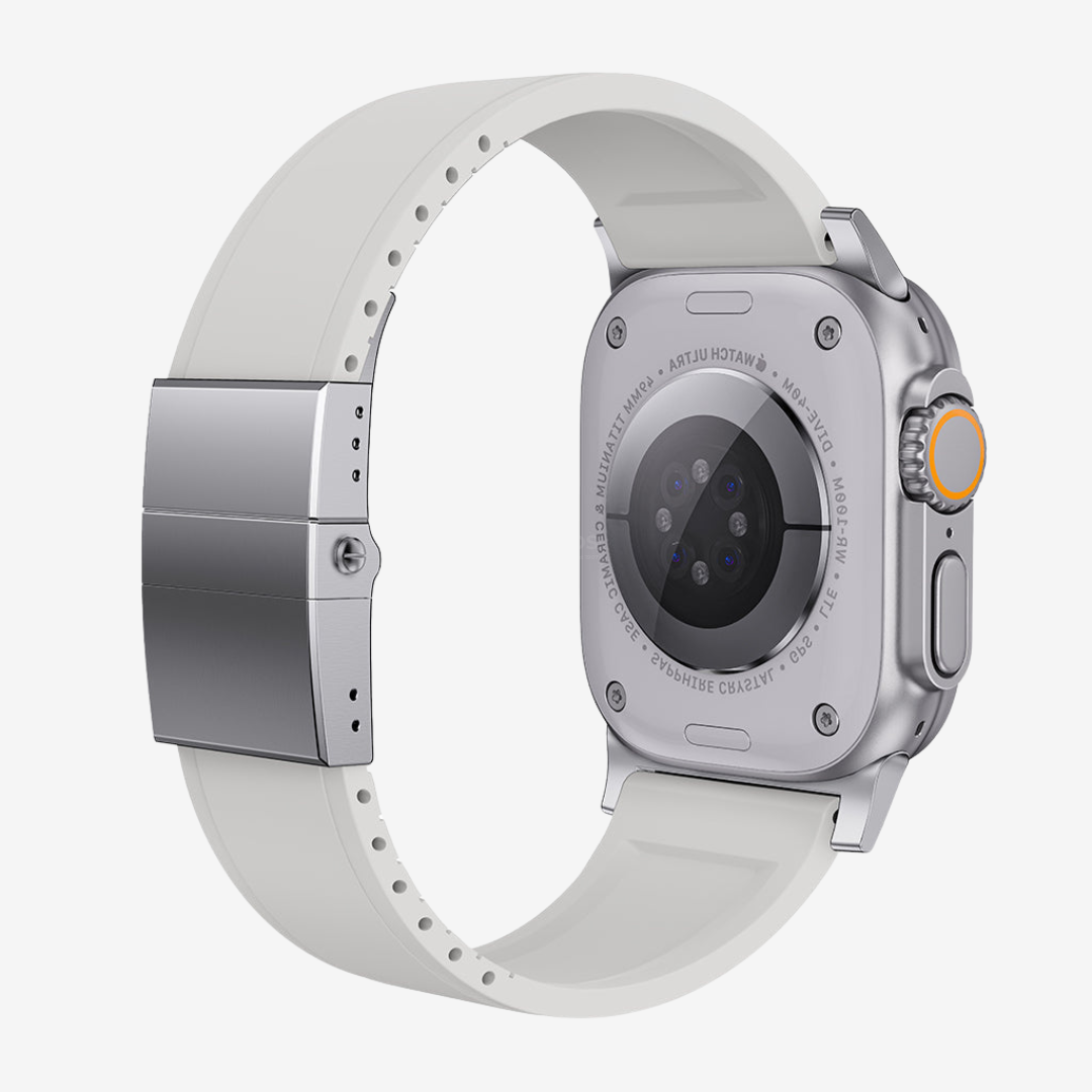 The Shark, Fine Watchmaking Grade FKM Apple Watch Band - Watch Band