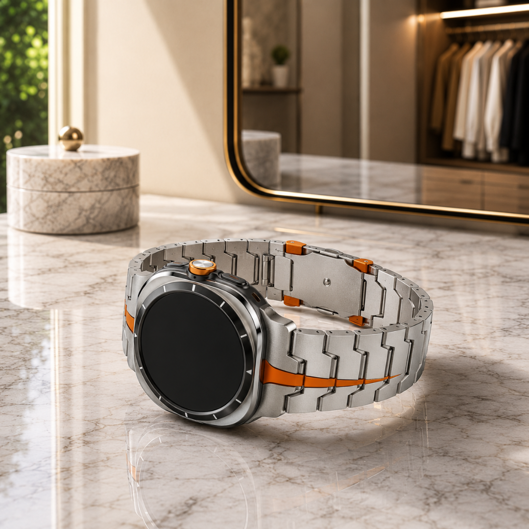 Titanium Band For Samsung Galaxy Watch - Watch Band