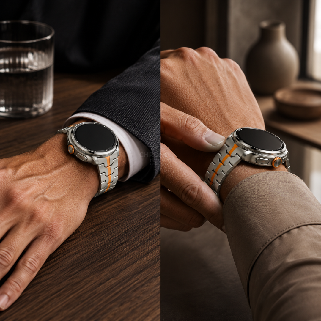 Titanium Band For Samsung Galaxy Watch - Watch Band