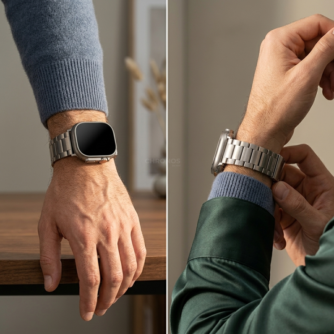 Titanium Band T01 For Apple Watch - Watch Band