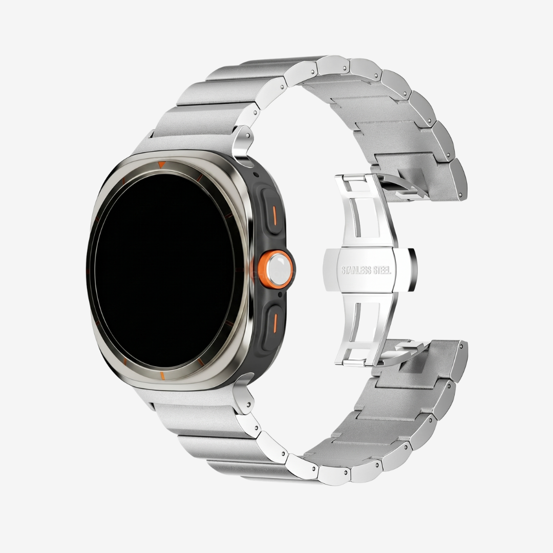 Titanium Band T01 For Samsung Galaxy Watch - Silver / Galaxy Watch Ultra 47mm - Watch Band