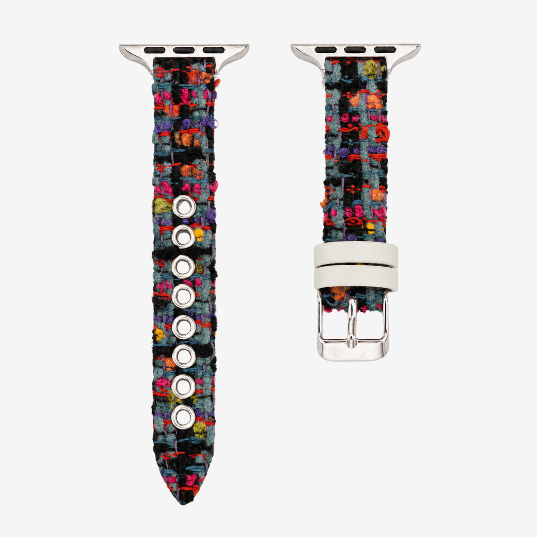 Tweed Apple Watch Strap - Black Forest / 42mm/41mm/40mm - Watch Band