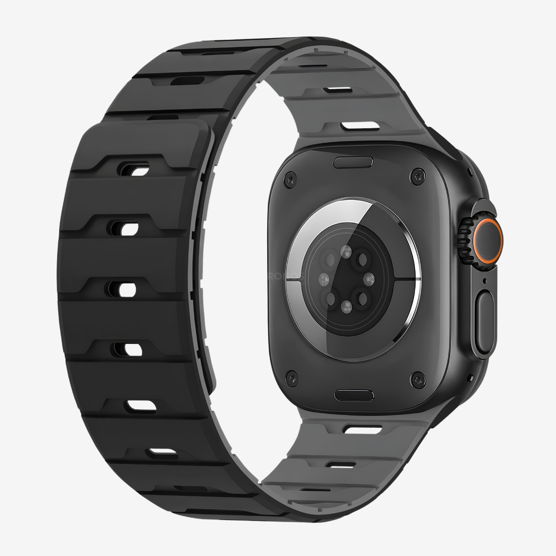 Ventilated Magnetic Band For Apple Watch - Black Gray / 42mm/41mm/40mm - Watch Band