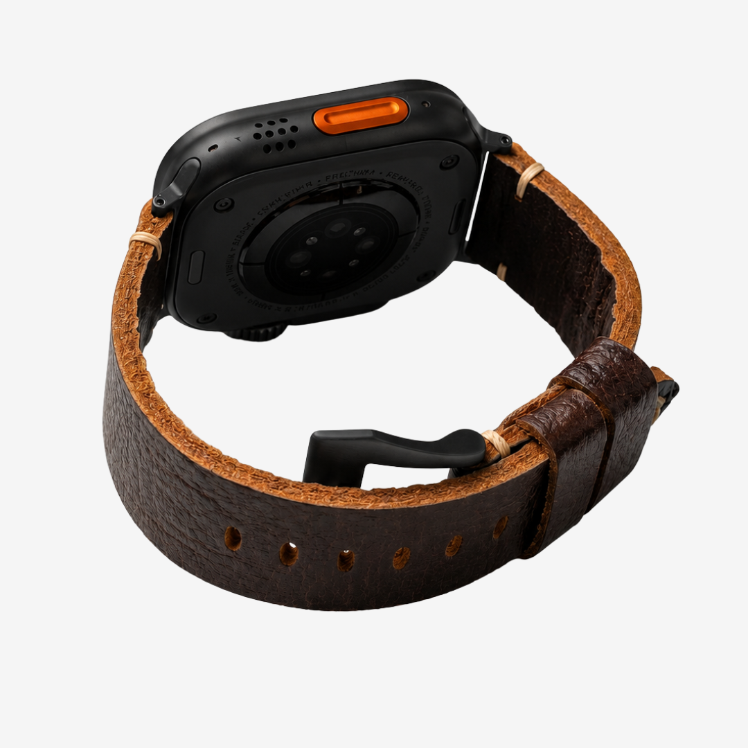 Vintage Horween Leather Strap For Apple Watch - Watch Band