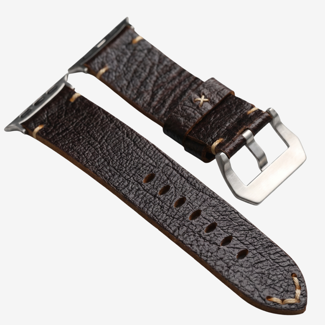Vintage Horween Leather Strap For Apple Watch - Watch Band