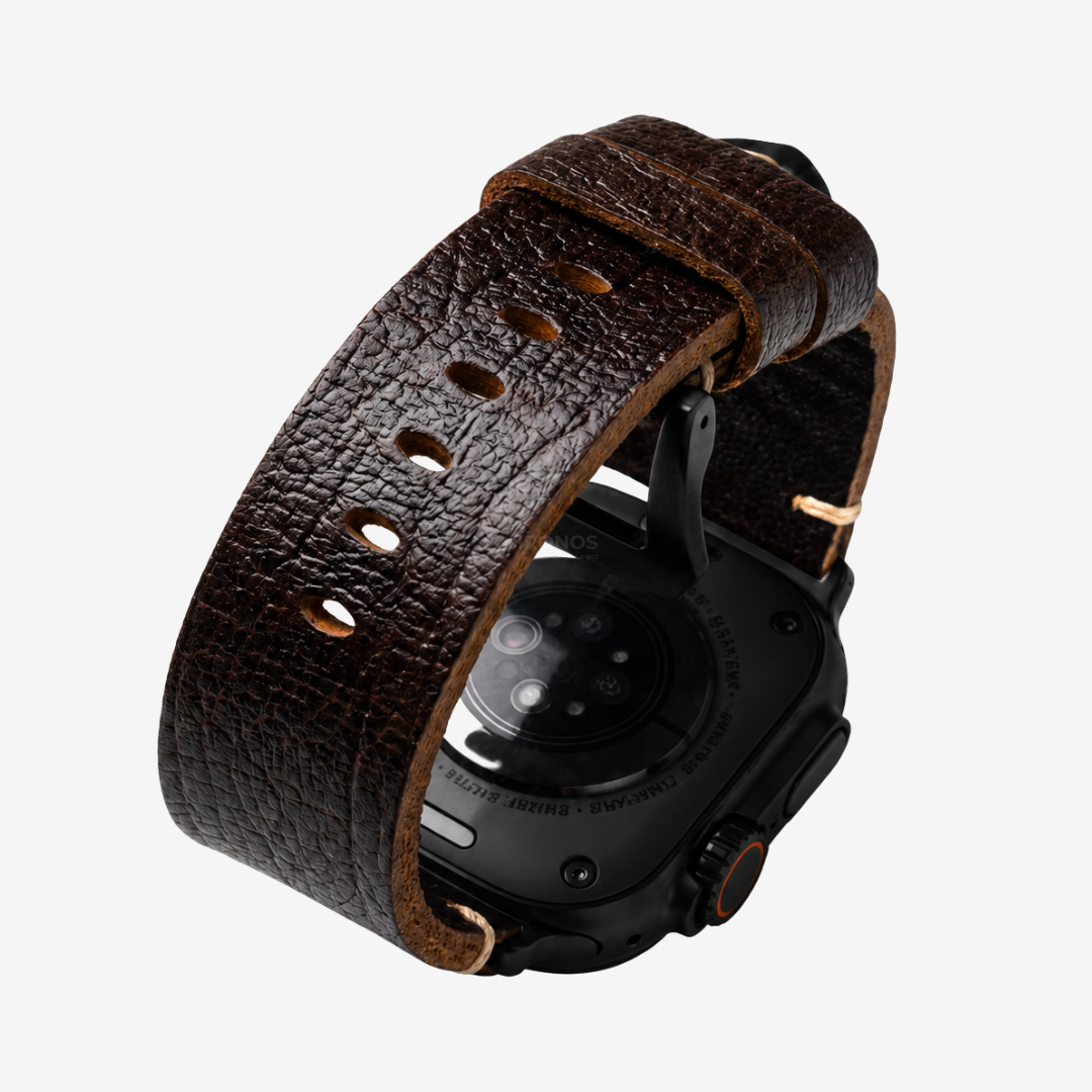 Vintage Horween Leather Strap For Apple Watch - Watch Band