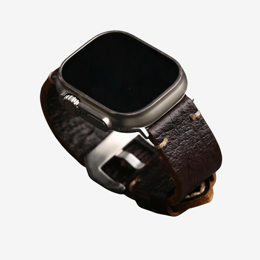 Vintage Horween Leather Strap For Apple Watch - Watch Band