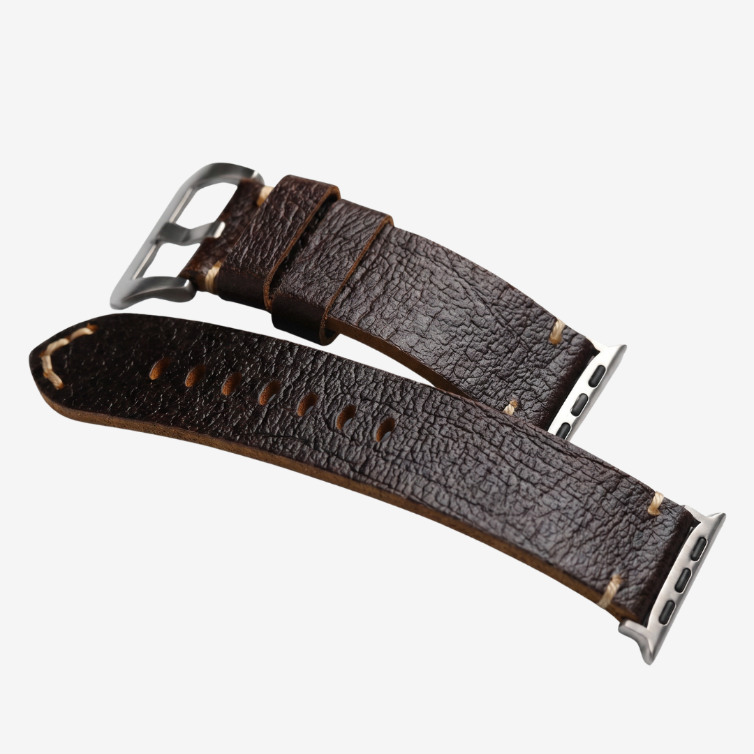 Vintage Horween Leather Strap For Apple Watch - Watch Band